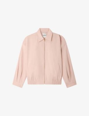 Collared Relaxed-Fit Cotton and Linen-Blend Jacket by SANDRO PARIS