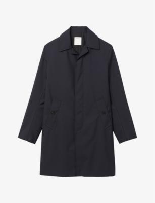 Collared waterproof shell coat by SANDRO PARIS