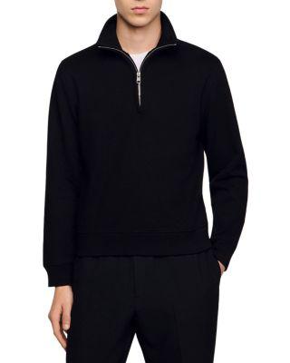 Cotton Half-Zip Sweater by SANDRO PARIS