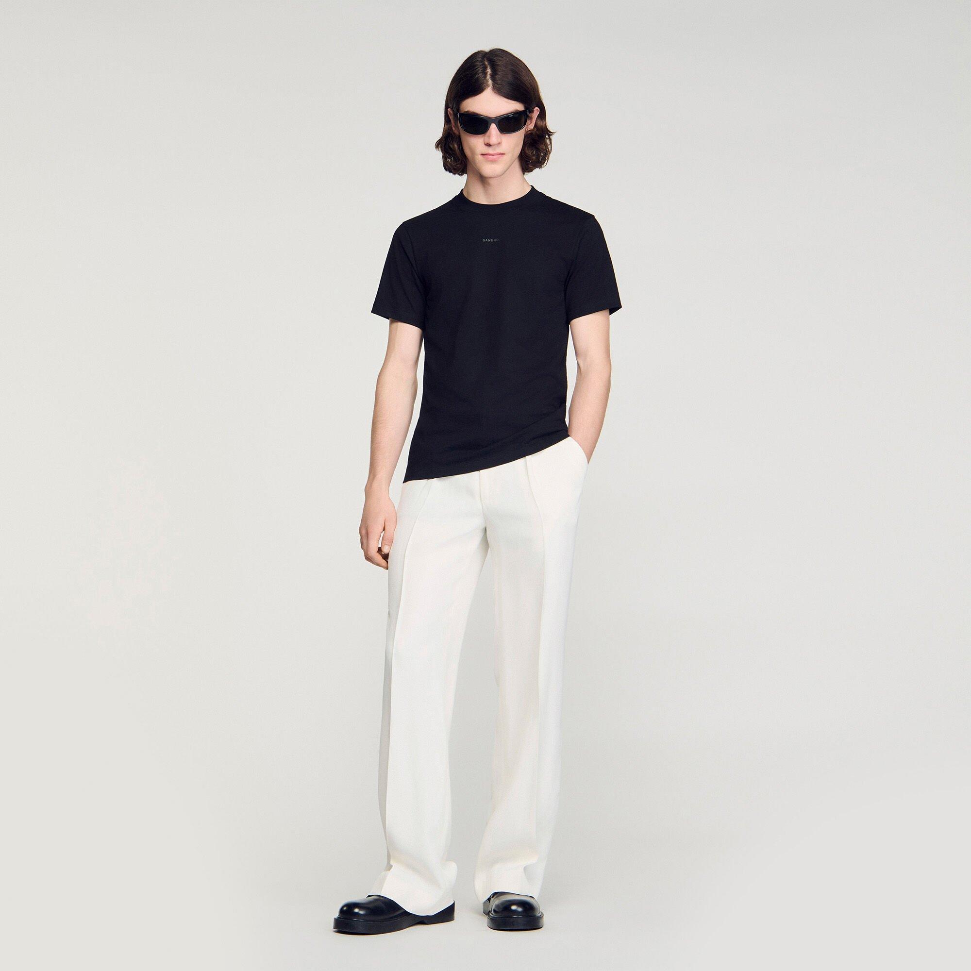 Cotton T-shirt by SANDRO PARIS