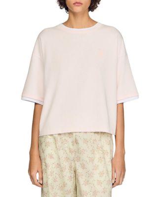 Cotton Tee by SANDRO PARIS