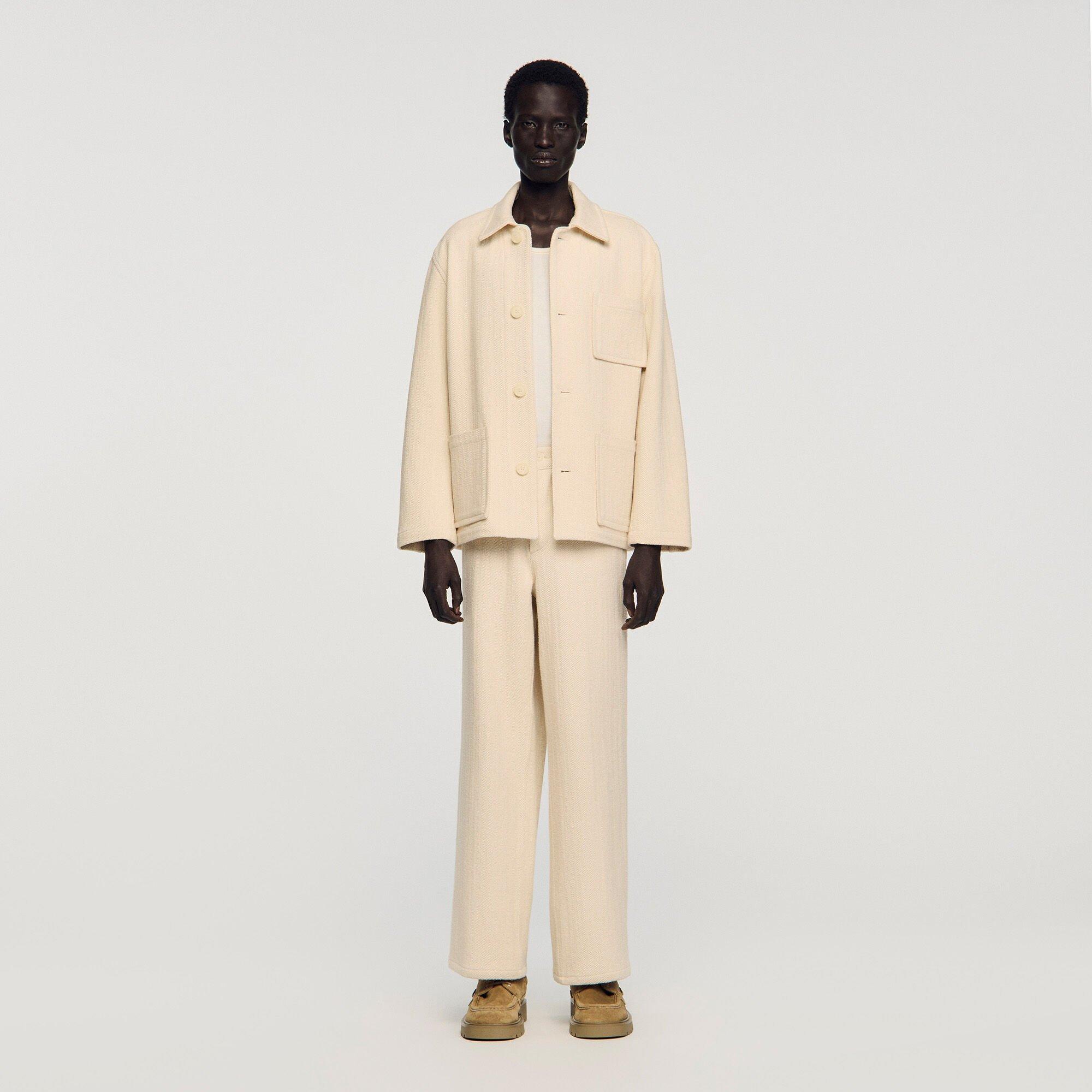 Cotton worker jacket by SANDRO PARIS