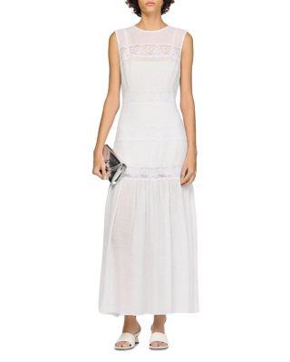 Crepon Maxi Dress by SANDRO PARIS