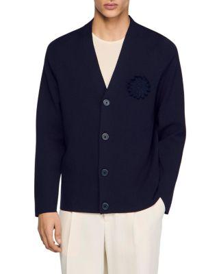 Crochet Flower Cardigan Sweater by SANDRO PARIS