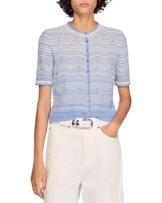 Davine Decorative Knit Cardigan by SANDRO PARIS