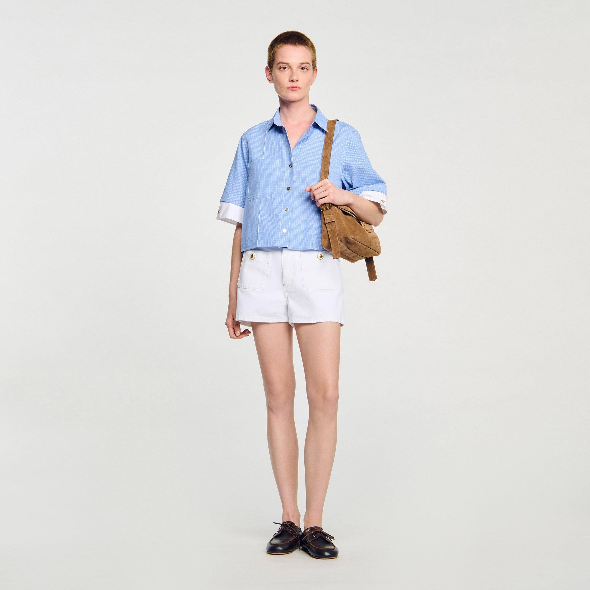Denim shorts by SANDRO PARIS