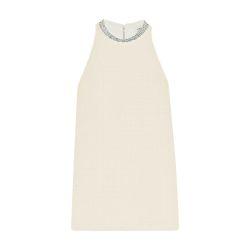 Dress with jewellery collar by SANDRO PARIS