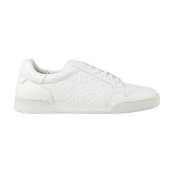 Embossed cross leather trainers by SANDRO PARIS