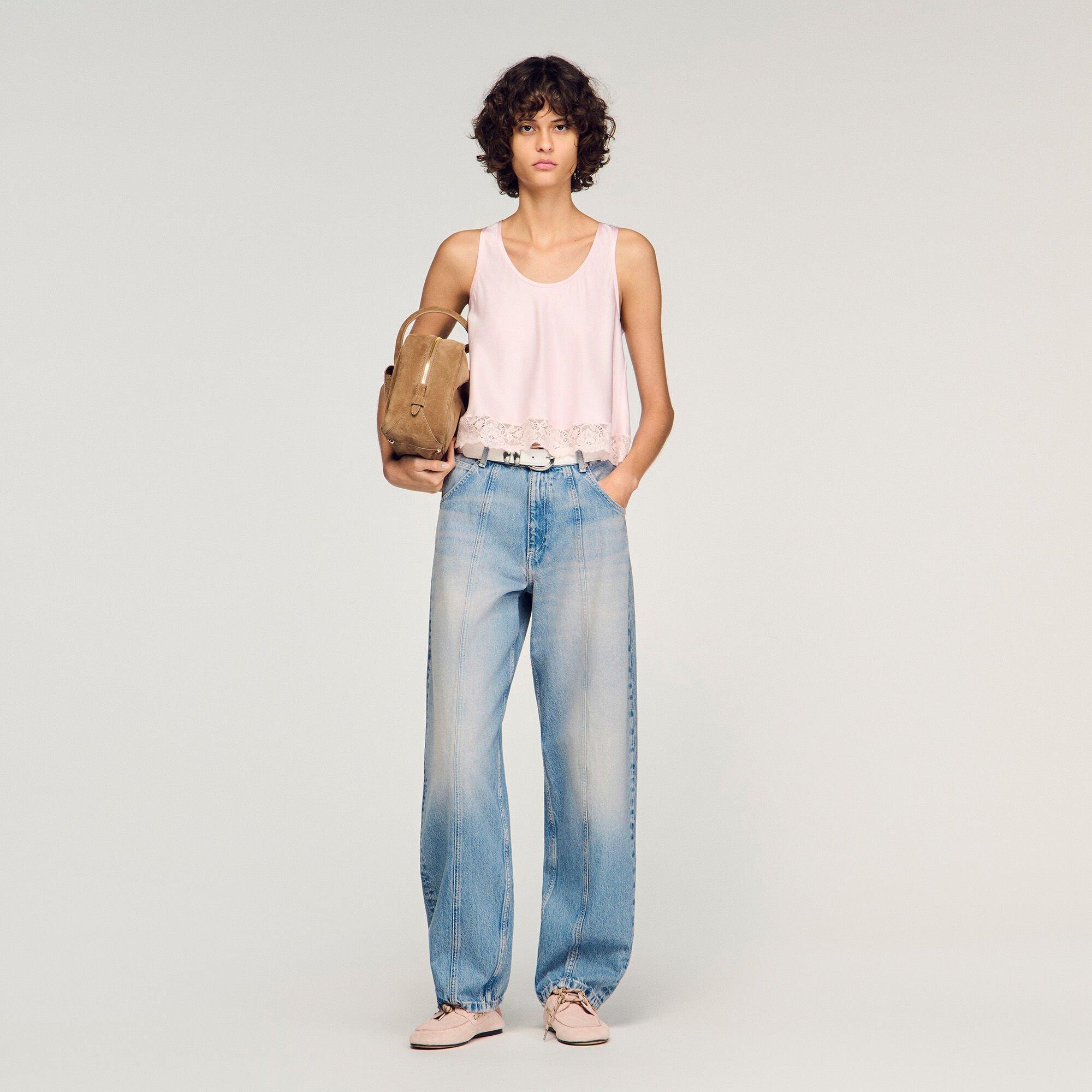 Faded barrel jeans by SANDRO PARIS