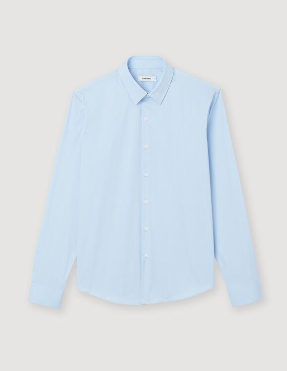 Fitted stretch cotton shirt by SANDRO PARIS