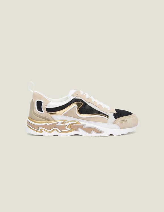 Flame sneakers by SANDRO PARIS
