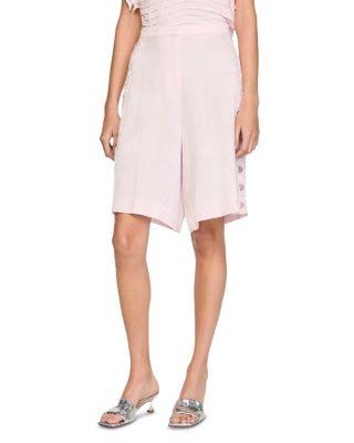 Floral Jacquard Bermuda Shorts by SANDRO PARIS