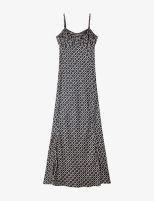 Floral-Print Sleeveless Woven Maxi Dress by SANDRO PARIS