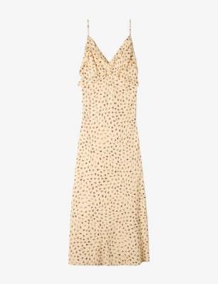 Floral-Print V-Neck Woven Maxi Dress by SANDRO PARIS