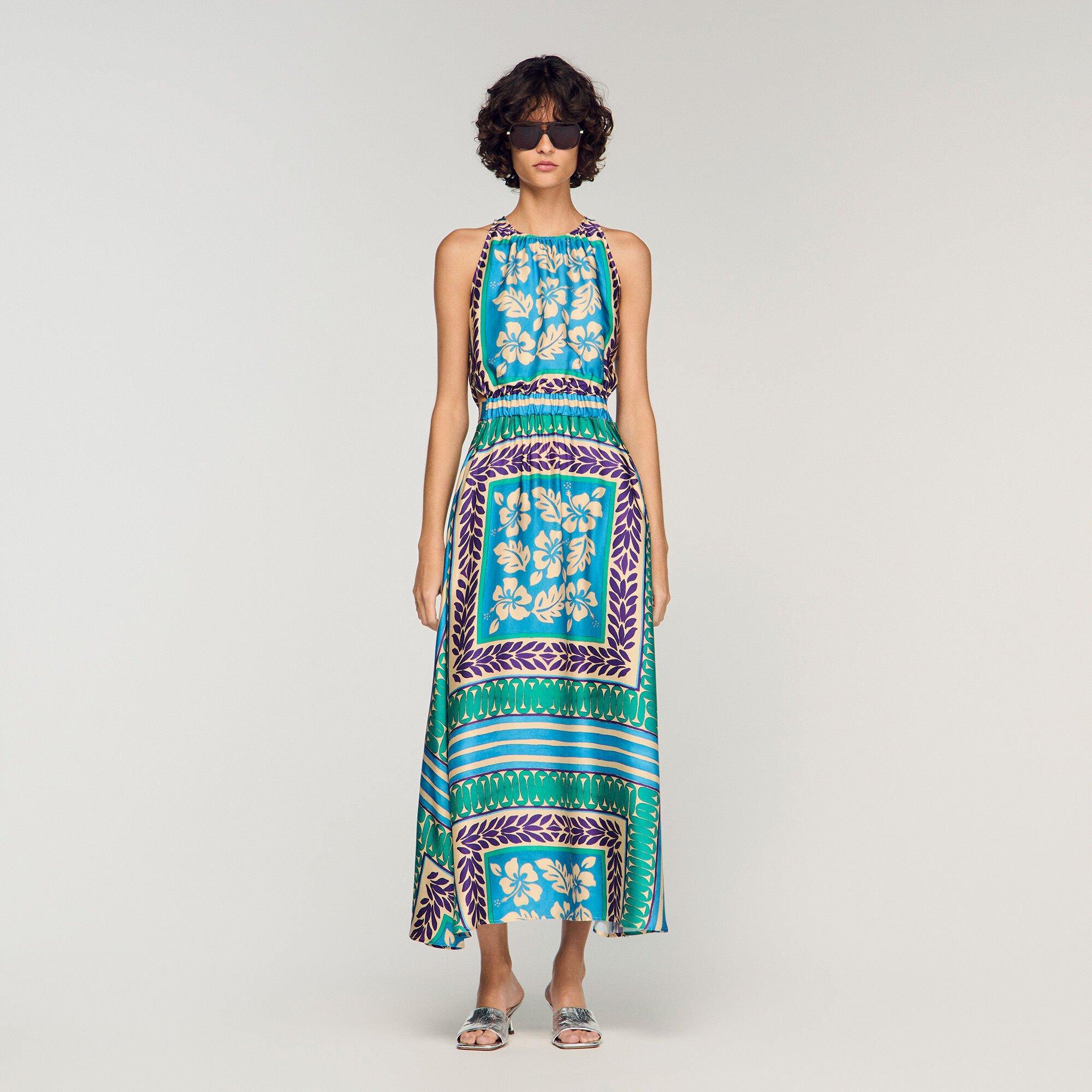 Floral print maxi dress by SANDRO PARIS