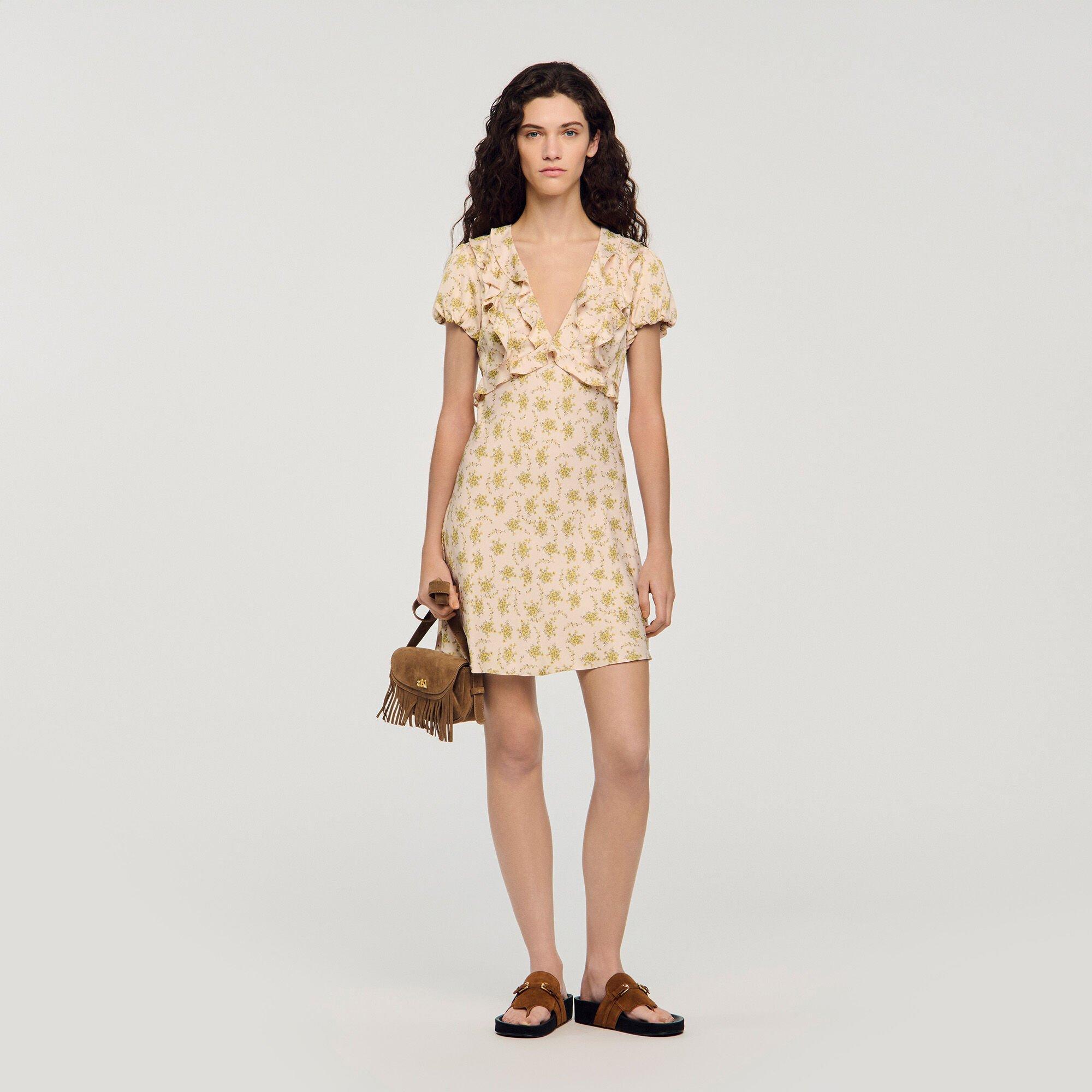 Floral print mini dress by SANDRO PARIS
