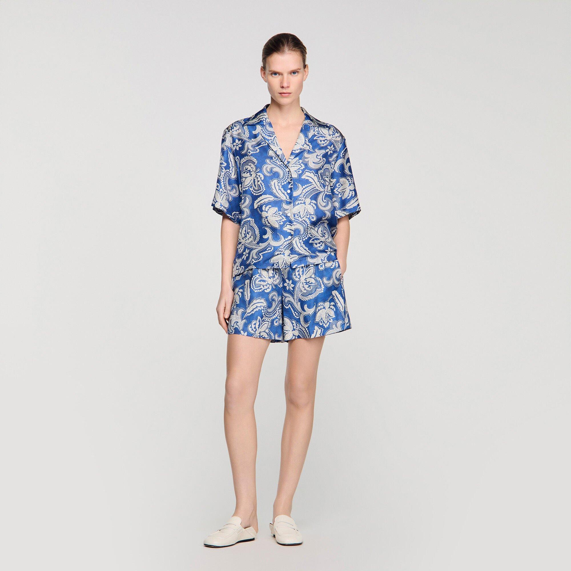 Floral print shorts by SANDRO PARIS