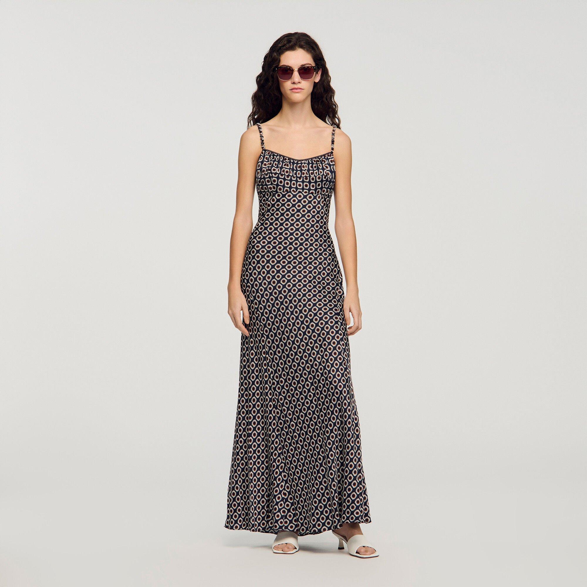 Floral slip maxi dress by SANDRO PARIS
