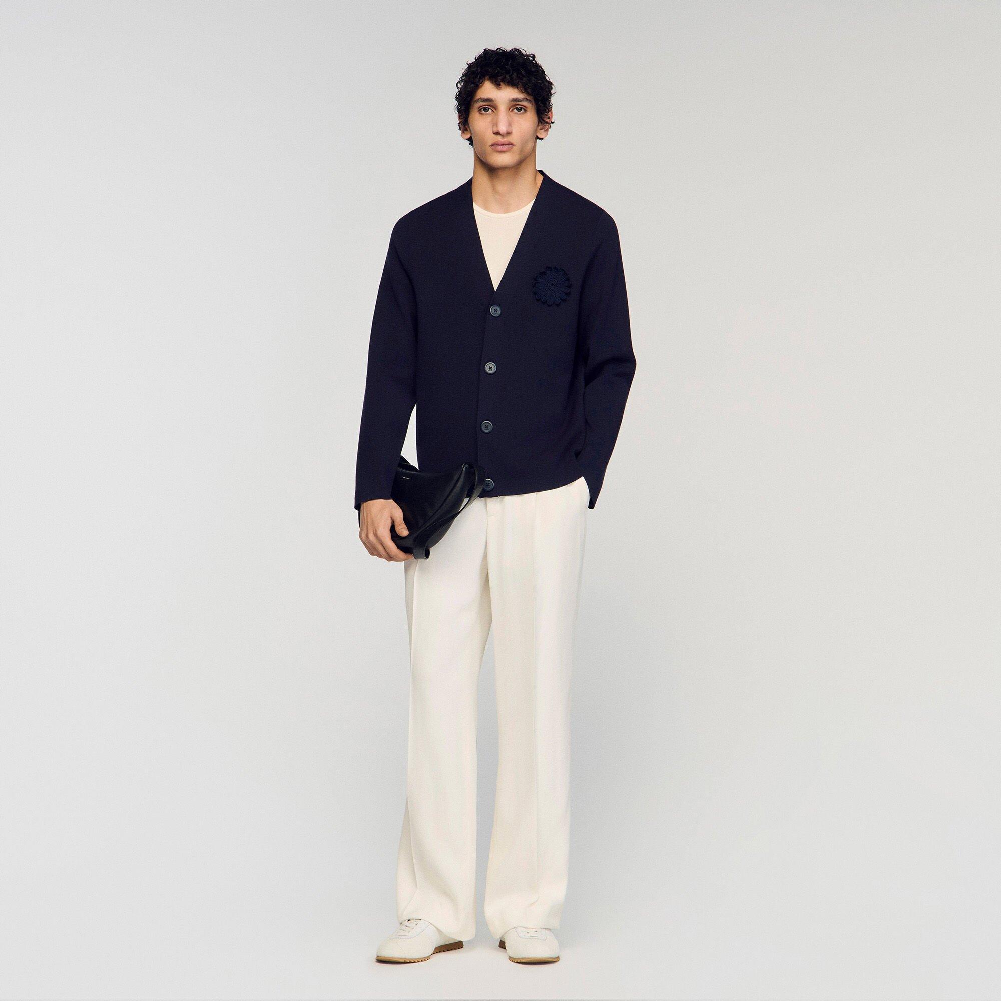 Flower crochet cardigan by SANDRO PARIS