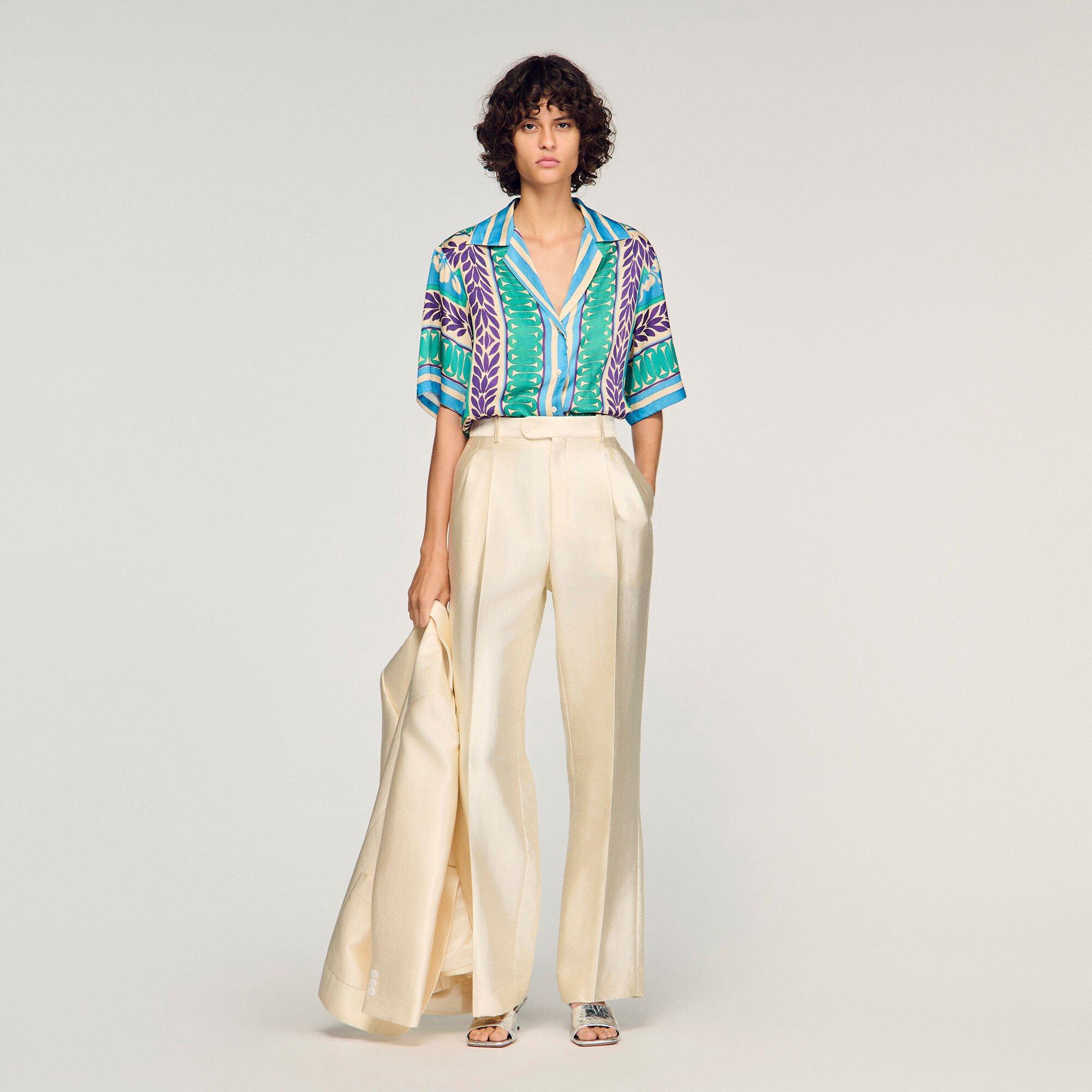 Flower print shirt by SANDRO PARIS