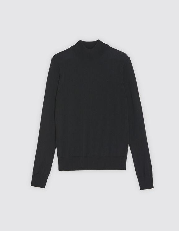 Funnel neck sweater by SANDRO PARIS