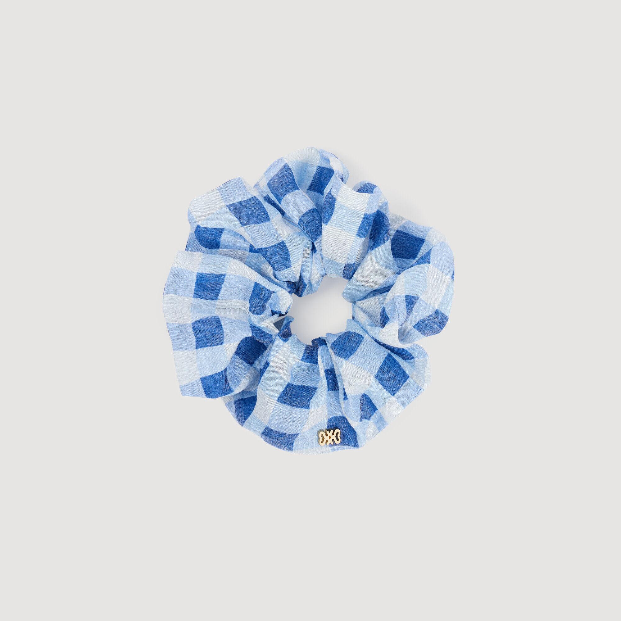 Gingham scrunchie by SANDRO PARIS