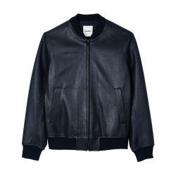 Grained leather jacket by SANDRO PARIS
