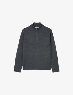 Half-zip wool jumper by SANDRO PARIS