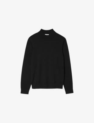 High-Neck Regular-Fit Wool Jumper by SANDRO PARIS