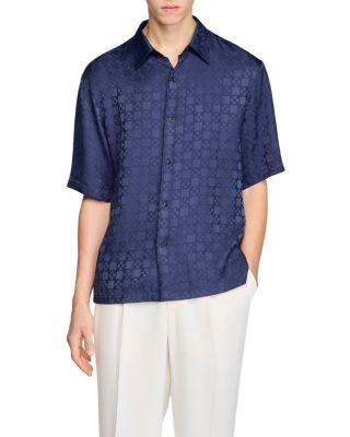 Jacquard Cross Shirt by SANDRO PARIS
