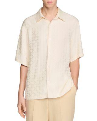 Jacquard Cross Shirt by SANDRO PARIS