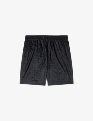 Jacquard-print elasticated-waist regular-fit woven swim shorts by SANDRO PARIS