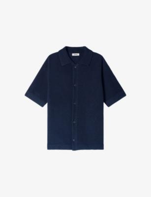 Jute Short-Sleeve Woven Shirt by SANDRO PARIS