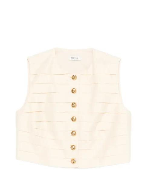 Kinsley button waistcoat by SANDRO PARIS