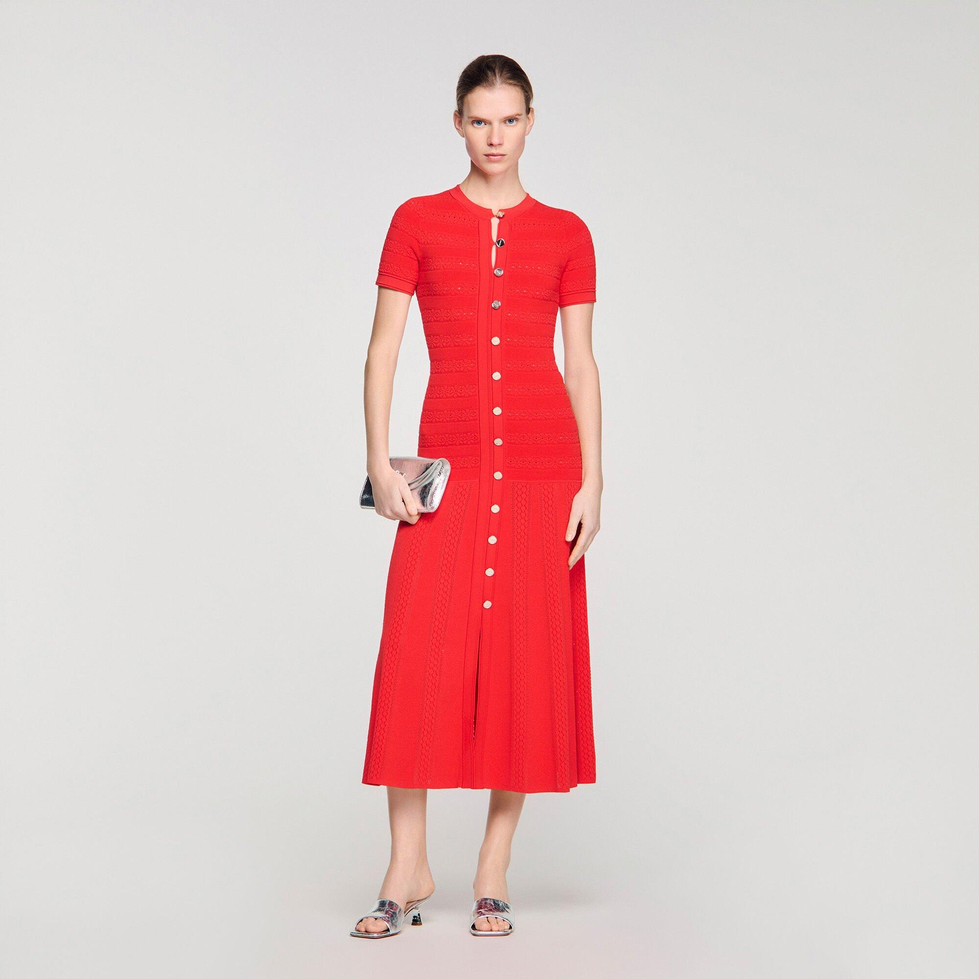 Knit maxi dress by SANDRO PARIS