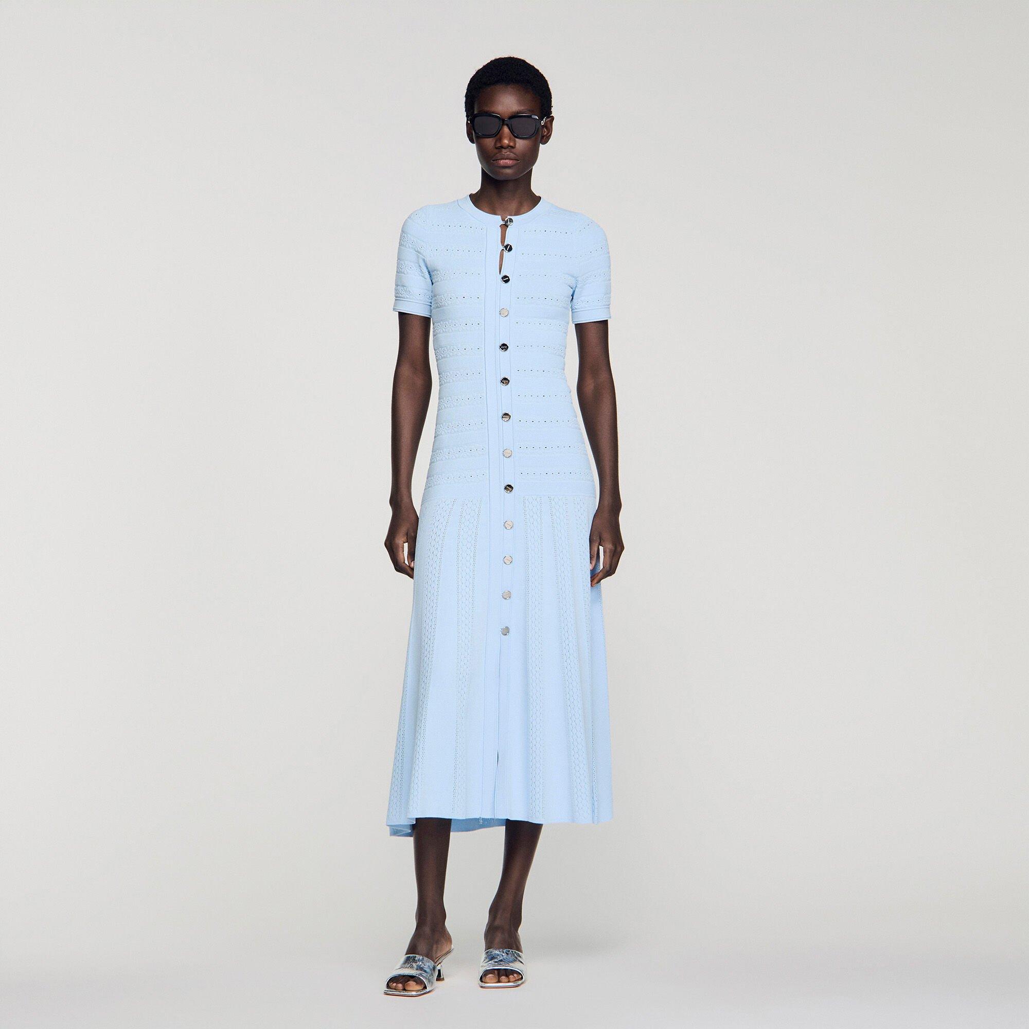 Knit maxi dress by SANDRO PARIS