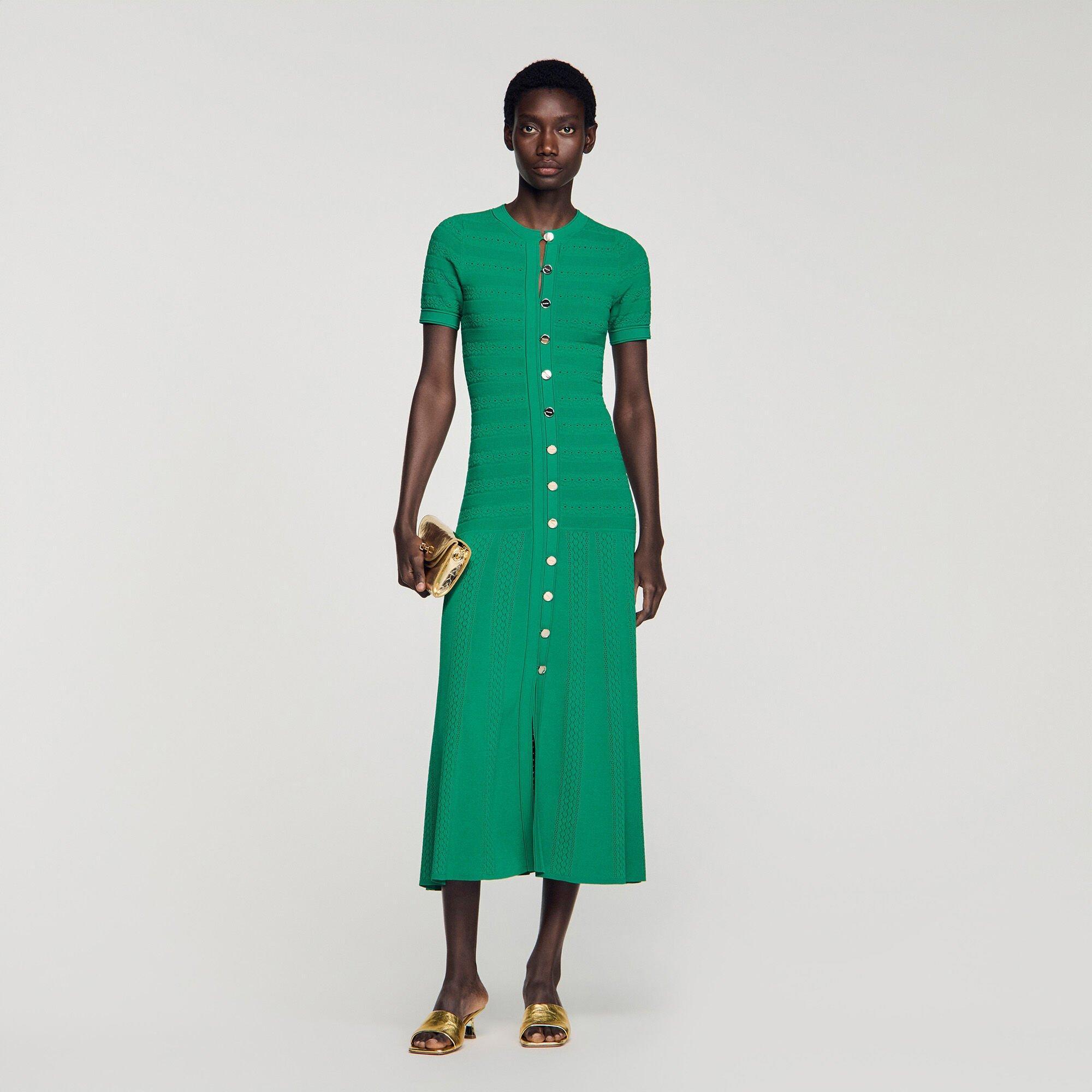 Knit maxi dress by SANDRO PARIS