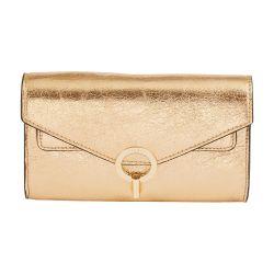 Leather clutch bag by SANDRO PARIS