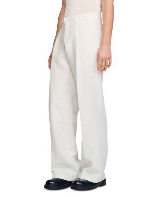 Linen Suit Trousers by SANDRO PARIS