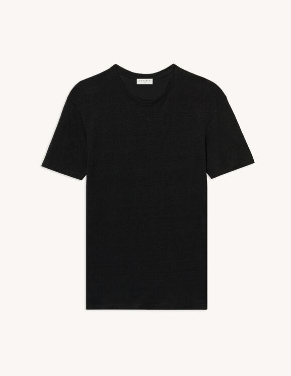 Linen T-shirt by SANDRO PARIS
