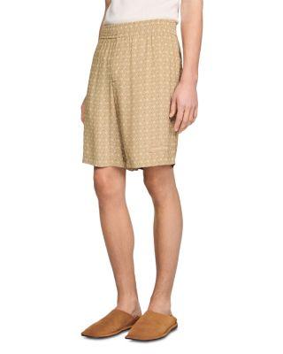 Link Print Floaty Shorts by SANDRO PARIS