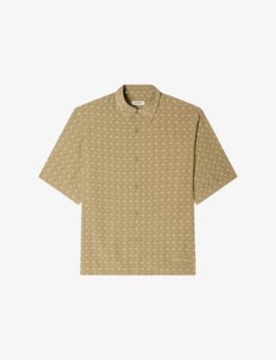 Link-Print Relaxed-Fit Woven Shirt by SANDRO PARIS
