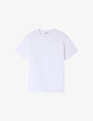Logo-Appliqué Regular-Fit Cotton-Jersey T-Shirt by SANDRO PARIS