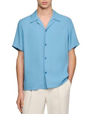 Loose Fit Shark Collar Shirt by SANDRO PARIS