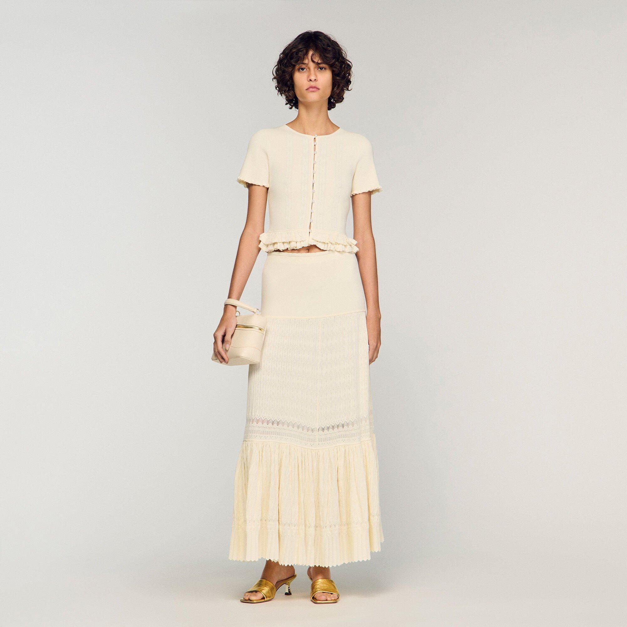 Maxi knit skirt by SANDRO PARIS