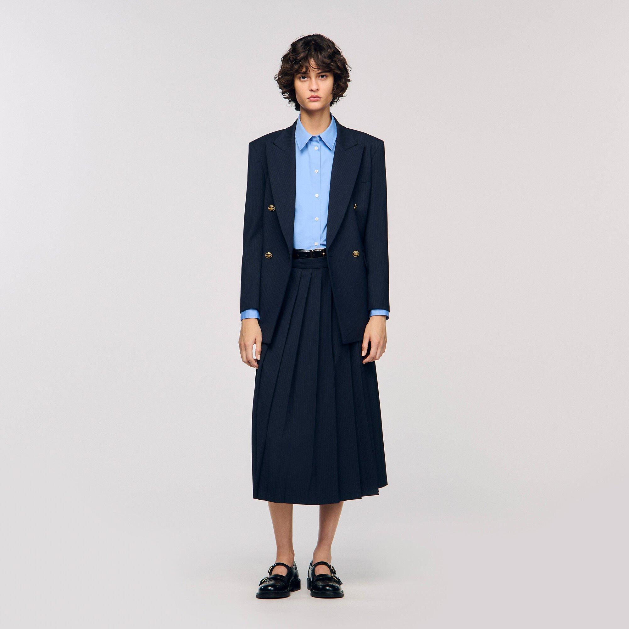 Maxi pleated skirt by SANDRO PARIS