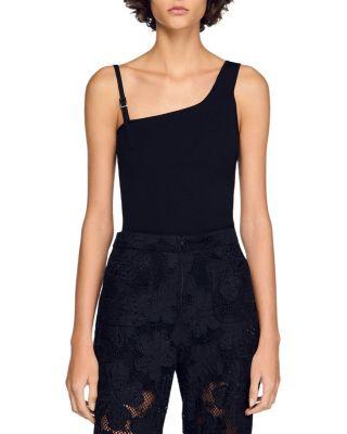 Miami Asymmetric Knit Sweater by SANDRO PARIS