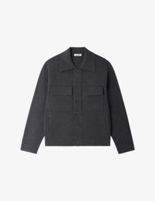 Milano Chest-Pocket Knitted Jacket by SANDRO PARIS