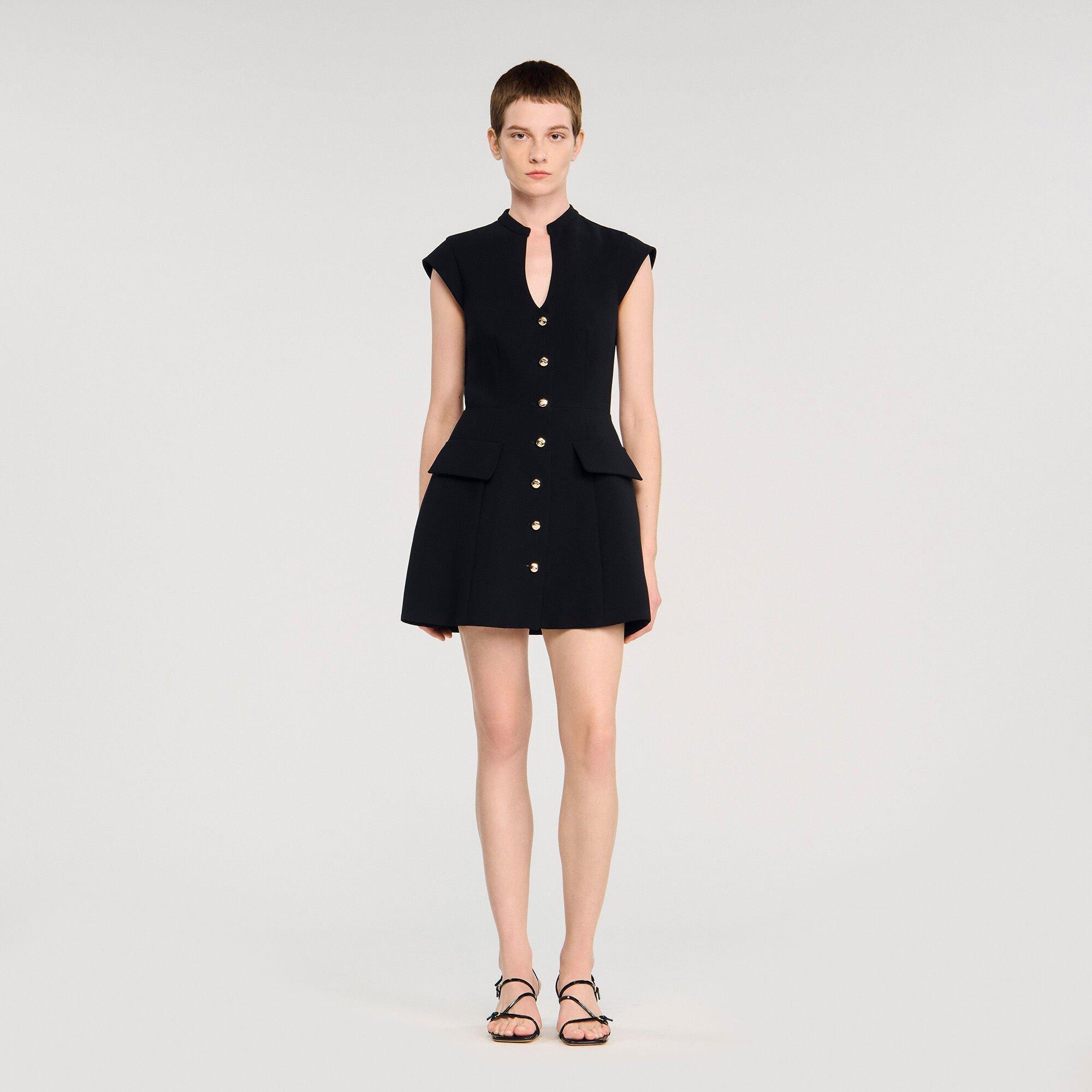 Mini knit dress by SANDRO PARIS