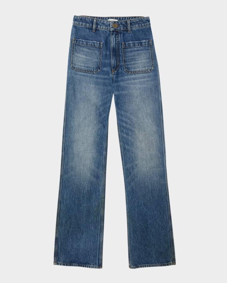 Moore Faded Denim Jeans by SANDRO PARIS